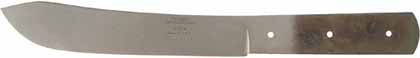 Butcher Forged Carbon Steel Blade Blank,
6" blade,
by Russell Green River, U.S.A.